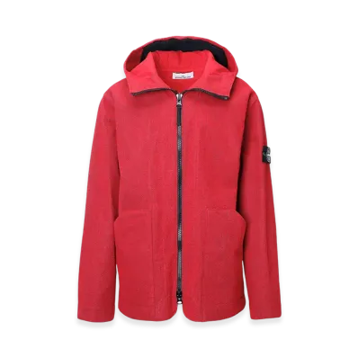 Stone Island Hooded Blouson Needle Punched Reflective "Red"