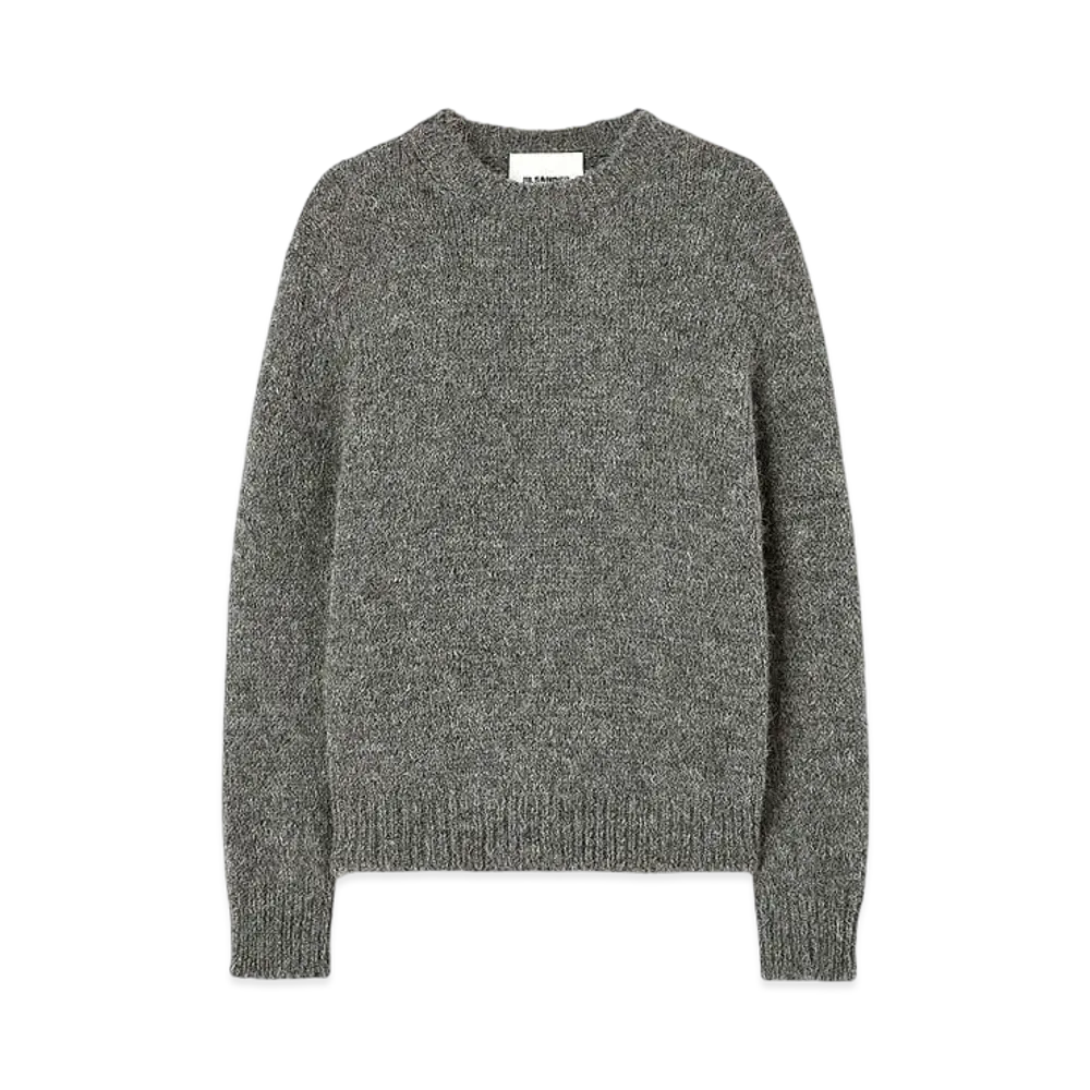 Jil Sander Women's Crew-Neck Sweater "Asphalt"