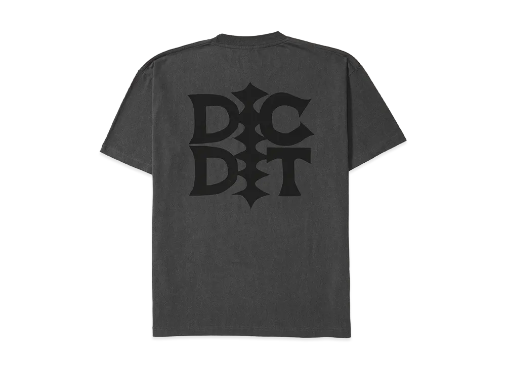 Ron Herman x DESCENDANT Pigment Dye Logo Tee "Black"
