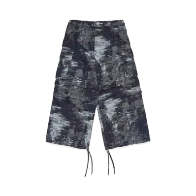TAAKK DENIM CARGO PANTS "ONE WASH"