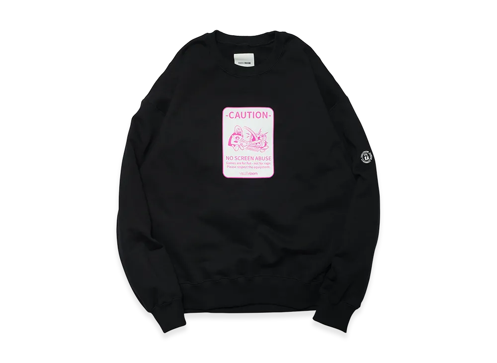 VAULTROOM Caution Crewneck "Black"