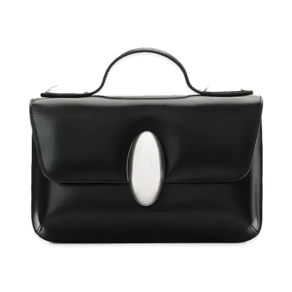 Alexander Wang Dome Leather Pochette "Black"