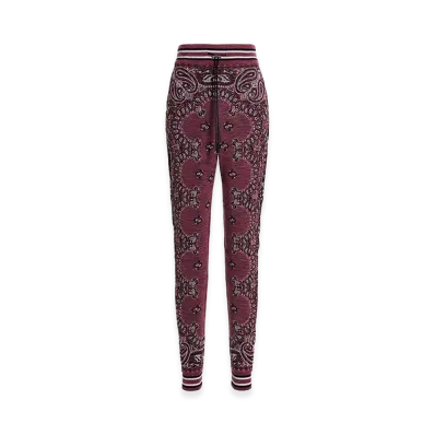 AMIRI Women's 'Space Dye Bandana’ Joggers "Purple"