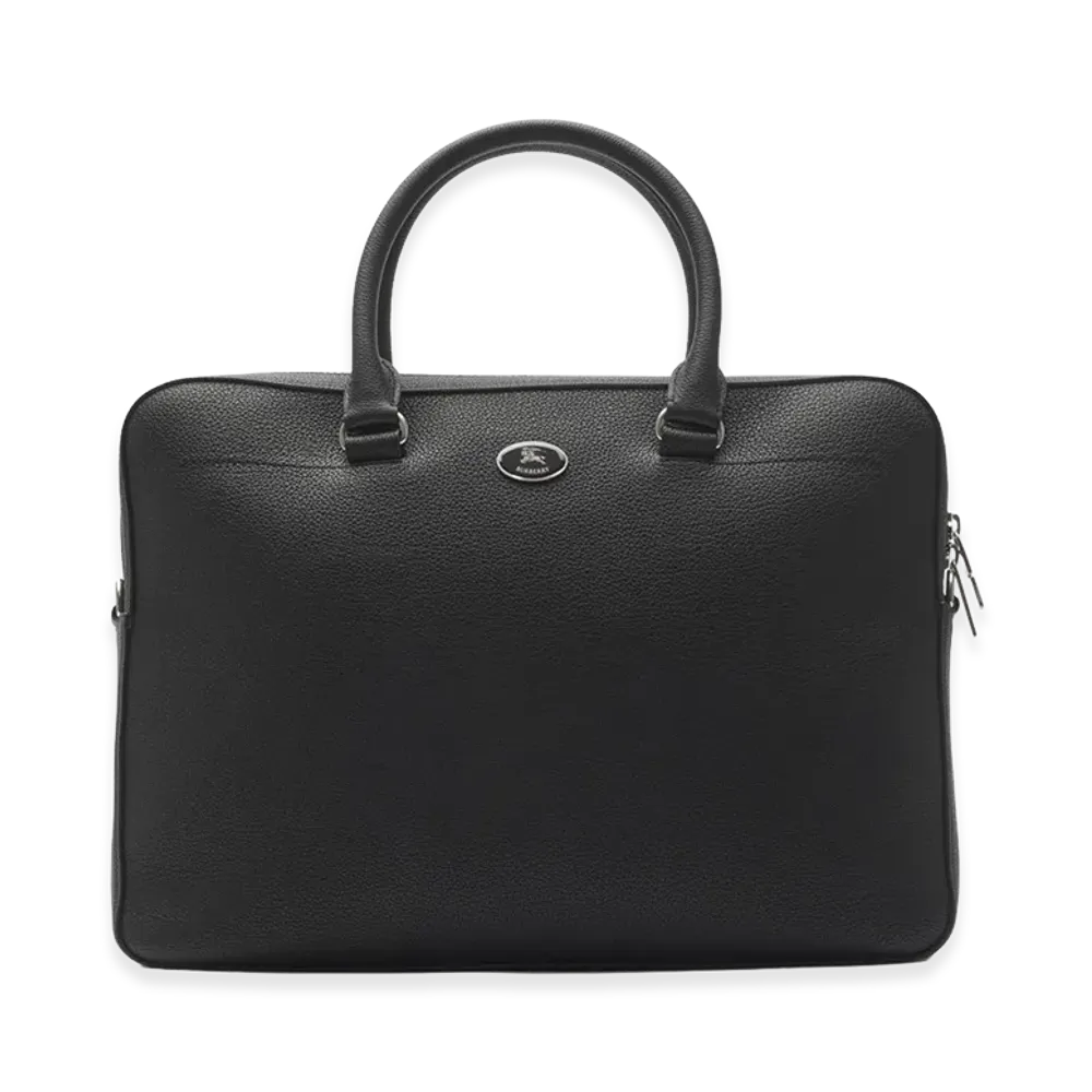 Burberry Knight Stamp Briefcase "Black"