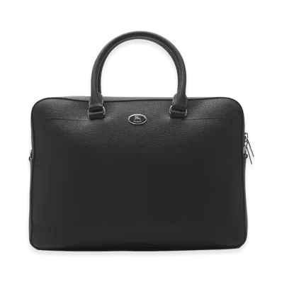 Burberry Knight Stamp Briefcase "Black"