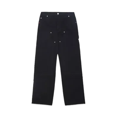 HERON PRESTON VINTAGE WASH CANVAS CARPENTER "BLACK"