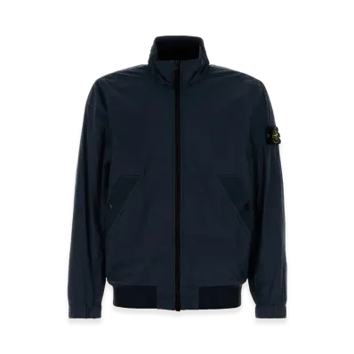 Stone Island Nylon Bomber Jacket "Dark Blue"