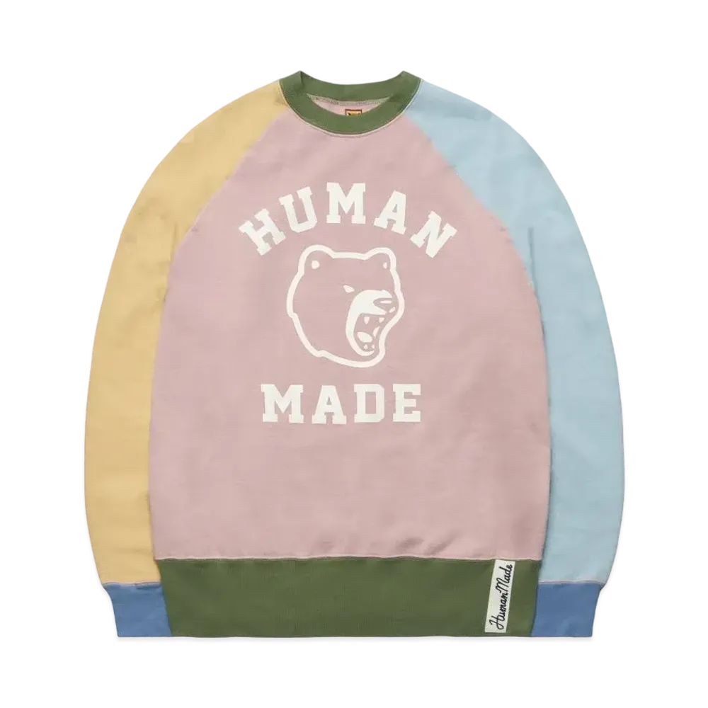 HUMAN MADE Tsuriami Crazy Pastel Sweatshirt "Pink"
