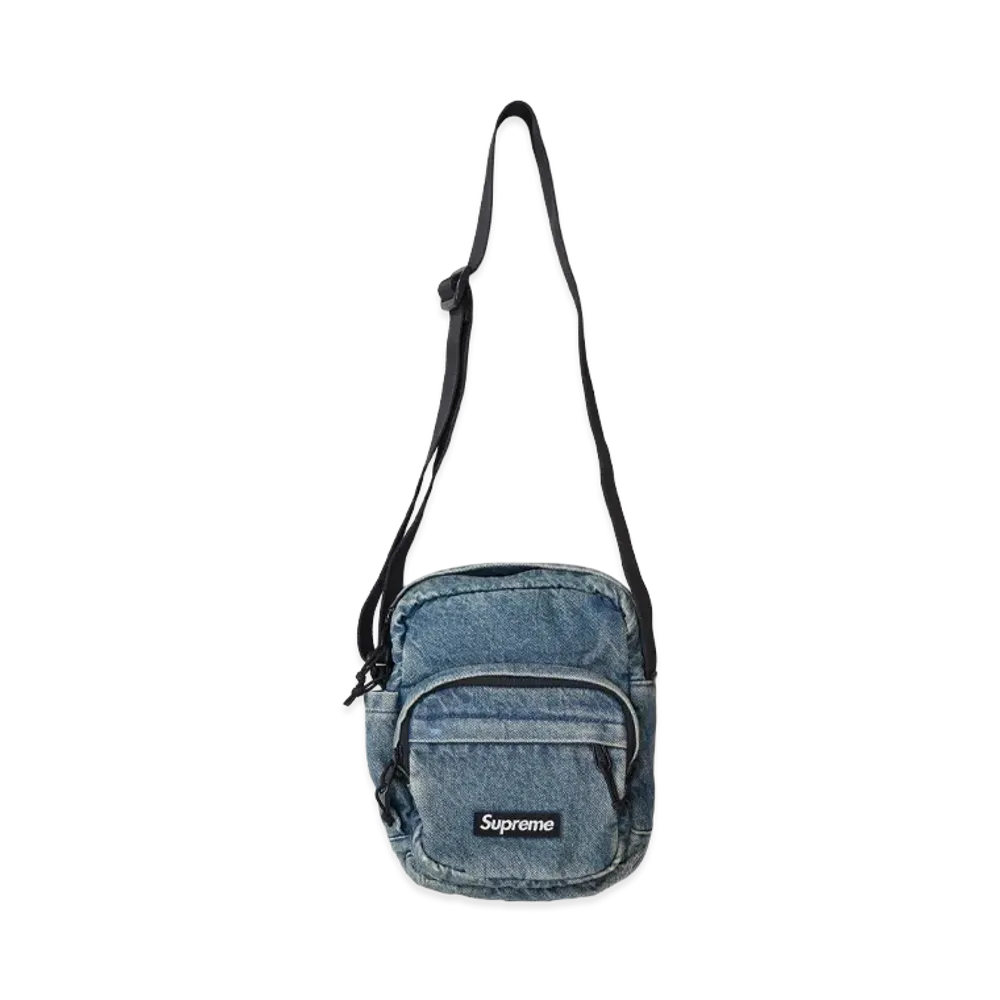 Supreme Denim Shoulder Bag "Washed Indigo"