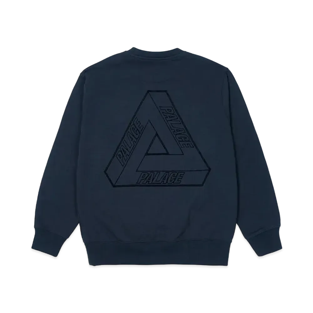 PALACE TRI-STITCH CREW "Navy"