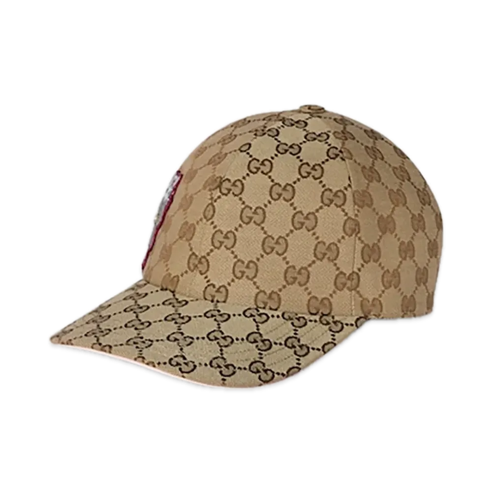 GUCCI x Higuchi Yuko GG Canvas Baseball Cap Japan Exclusive "Beige/Dark Brown"