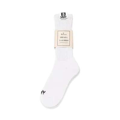 Maison MIHARA YASUHIRO Mmy 3-Pack Socks "White"