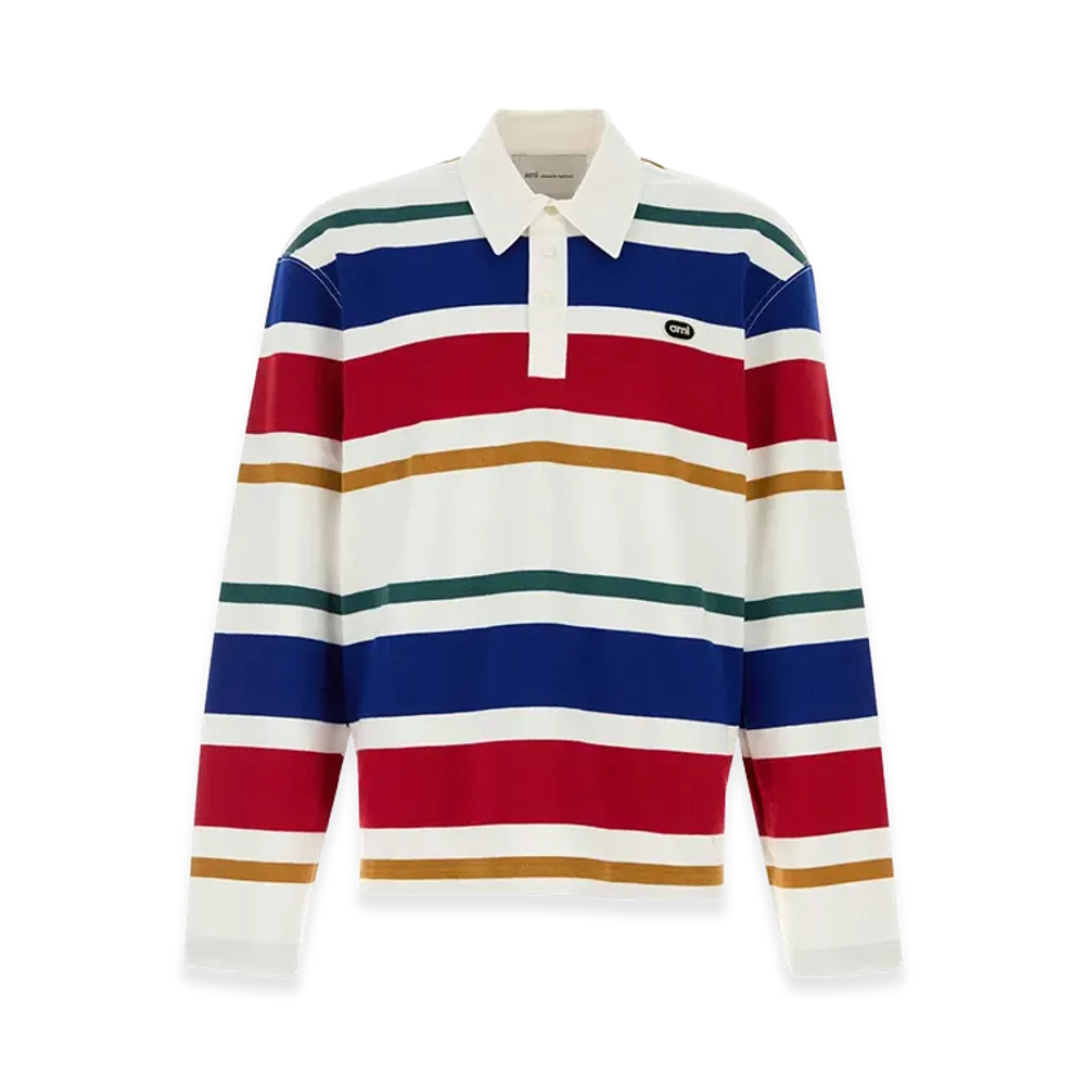 AMI PARIS Polo "Whitebluered"