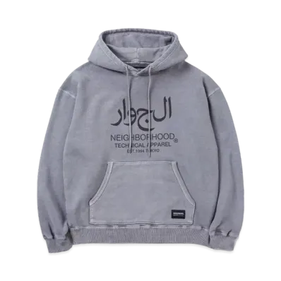 NEIGHBORHOOD Pigment Dyed Sweat Hoodie LS "Gray"