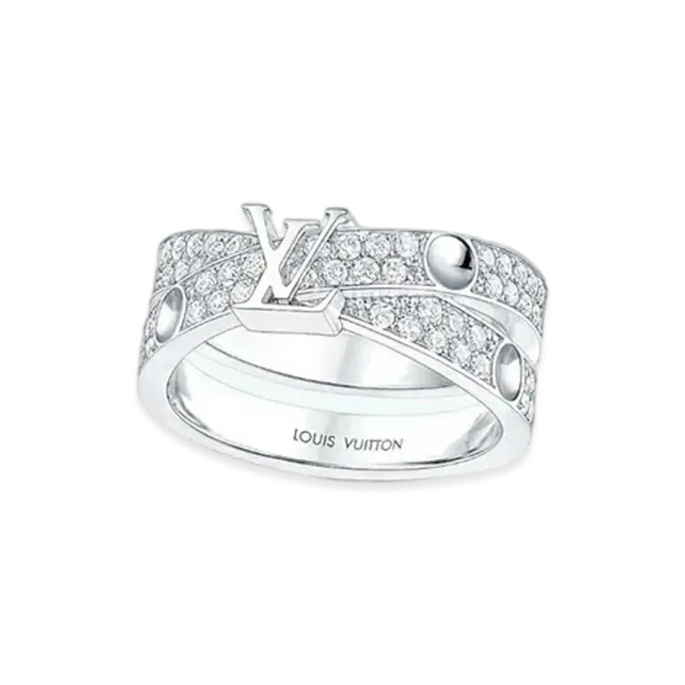 Louis Vuitton Empreinte Ring Diamonds "White Gold"