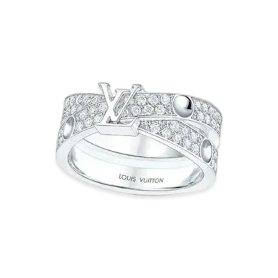 Louis Vuitton Empreinte Ring Diamonds "White Gold"