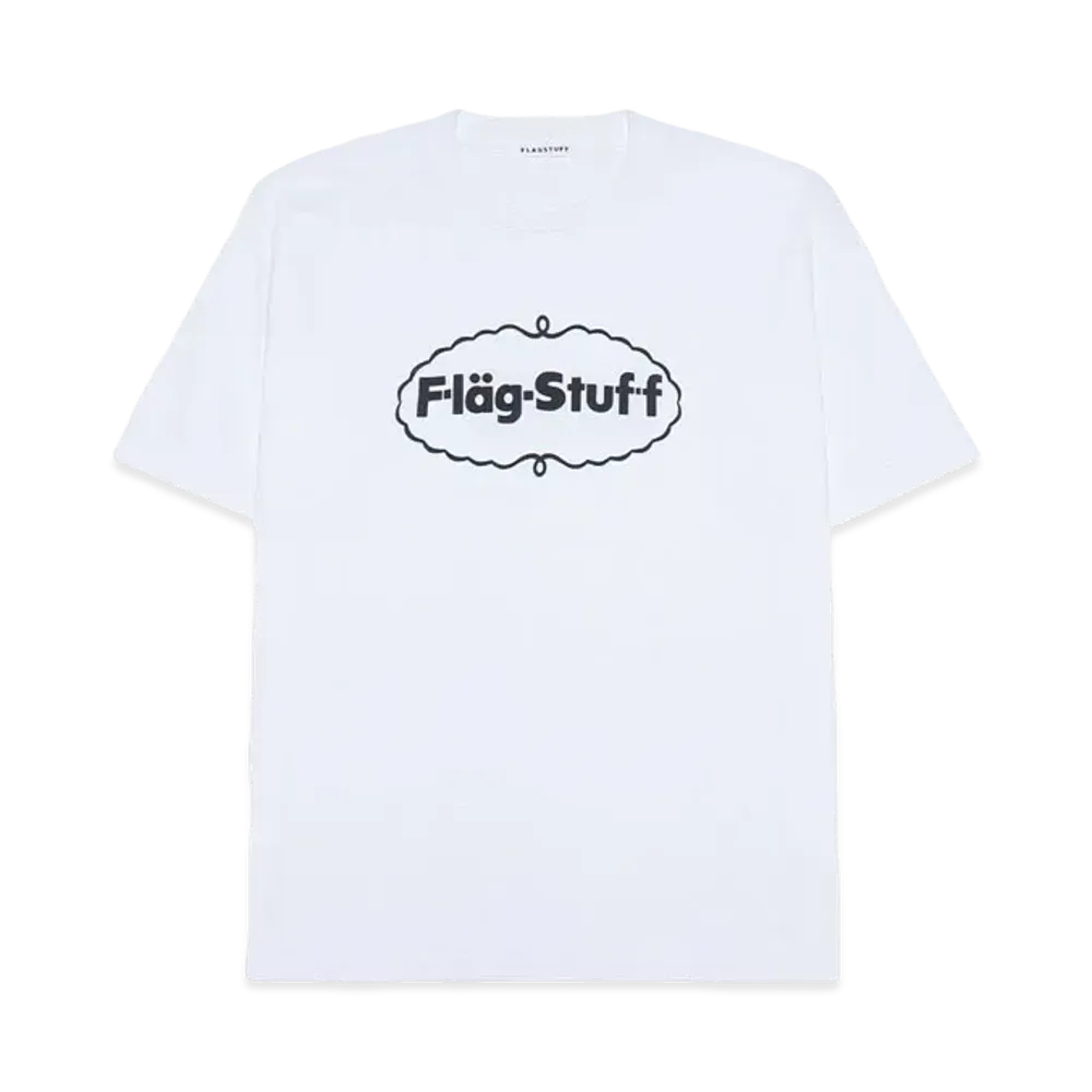 F-LAGSTUF-F ice logo tee "WHITE"