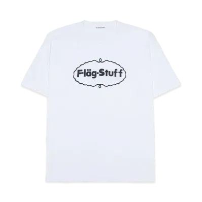 F-LAGSTUF-F ice logo tee "WHITE"