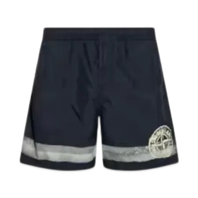 Stone Island B0845 'Stripes One Print Regular Fit Swimsuit - 24SS "Navy"