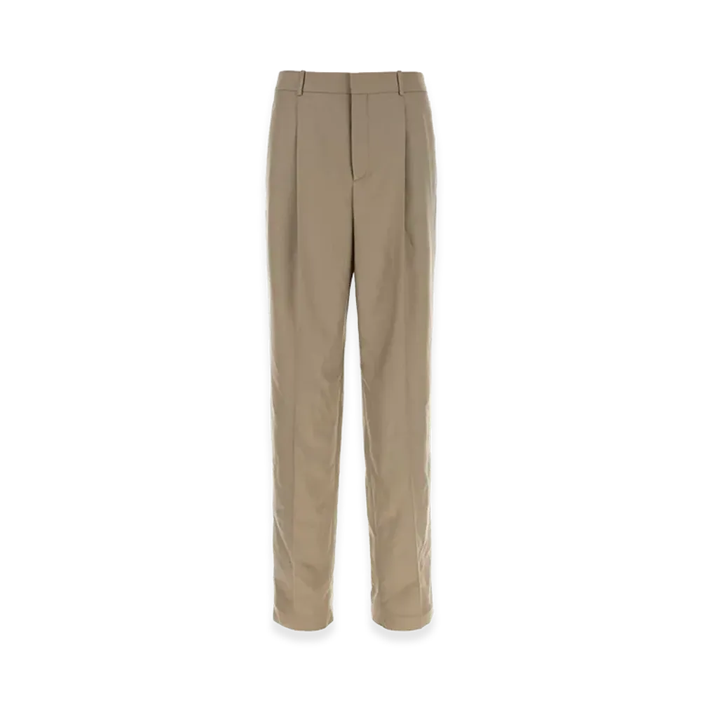 Saint Laurent Cappuccino Cashmere Pant "Beige/Tan"