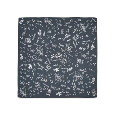 X-Girl Women's Graffiti Scarf "Black"