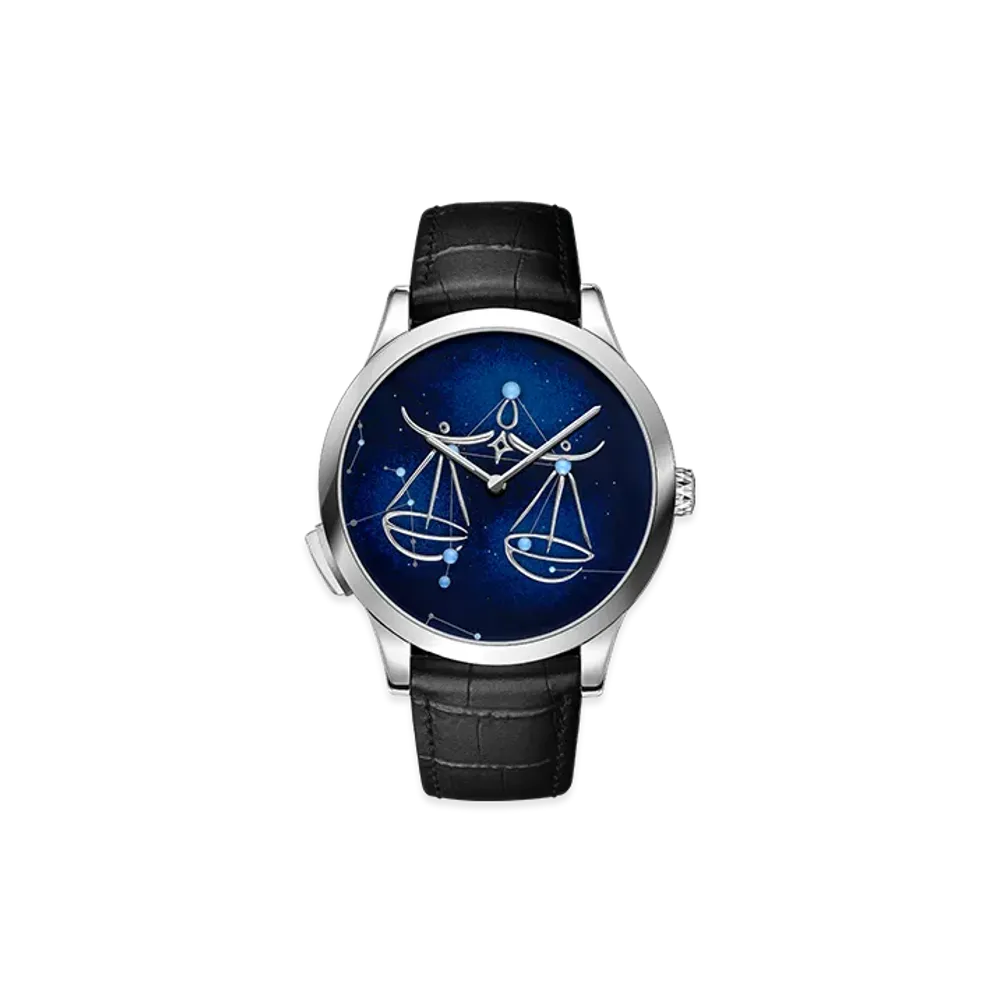 Van Cleef & Arpels Midnight Zodiaque Lumineux Librae Libra watch "18K White gold"