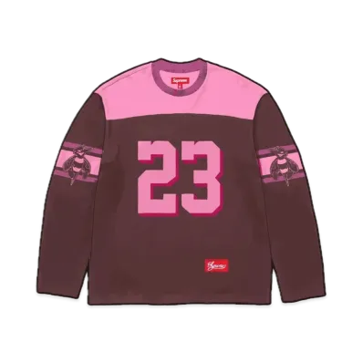 Supreme Bumblebee L/S Football Top "Brown"