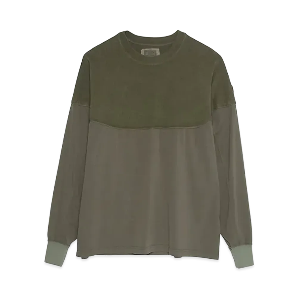 Cav Empt (C.E) WHITE LINE LONG SLEEVE T "Green"