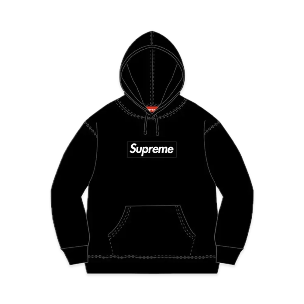 Supreme Box Logo Hooded Sweatshirt "Black" (12FW)