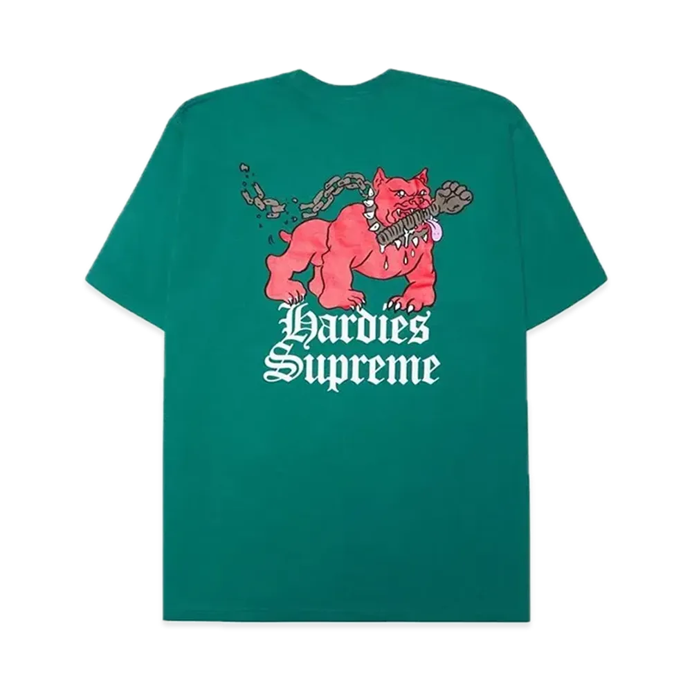 Supreme x Hardies Dog Tee "Light Pine"