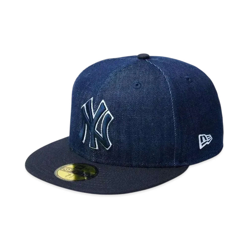 NEW ERA 59Fifty MLB Denim 2-Tone New York Yankees "Indigo Denim/Navy"
