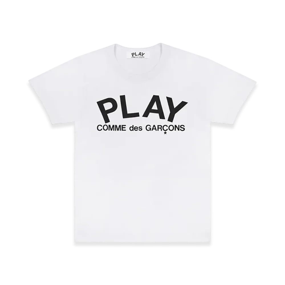 PLAY COMME des GARCONS Printed Logo T-Shirt "White"