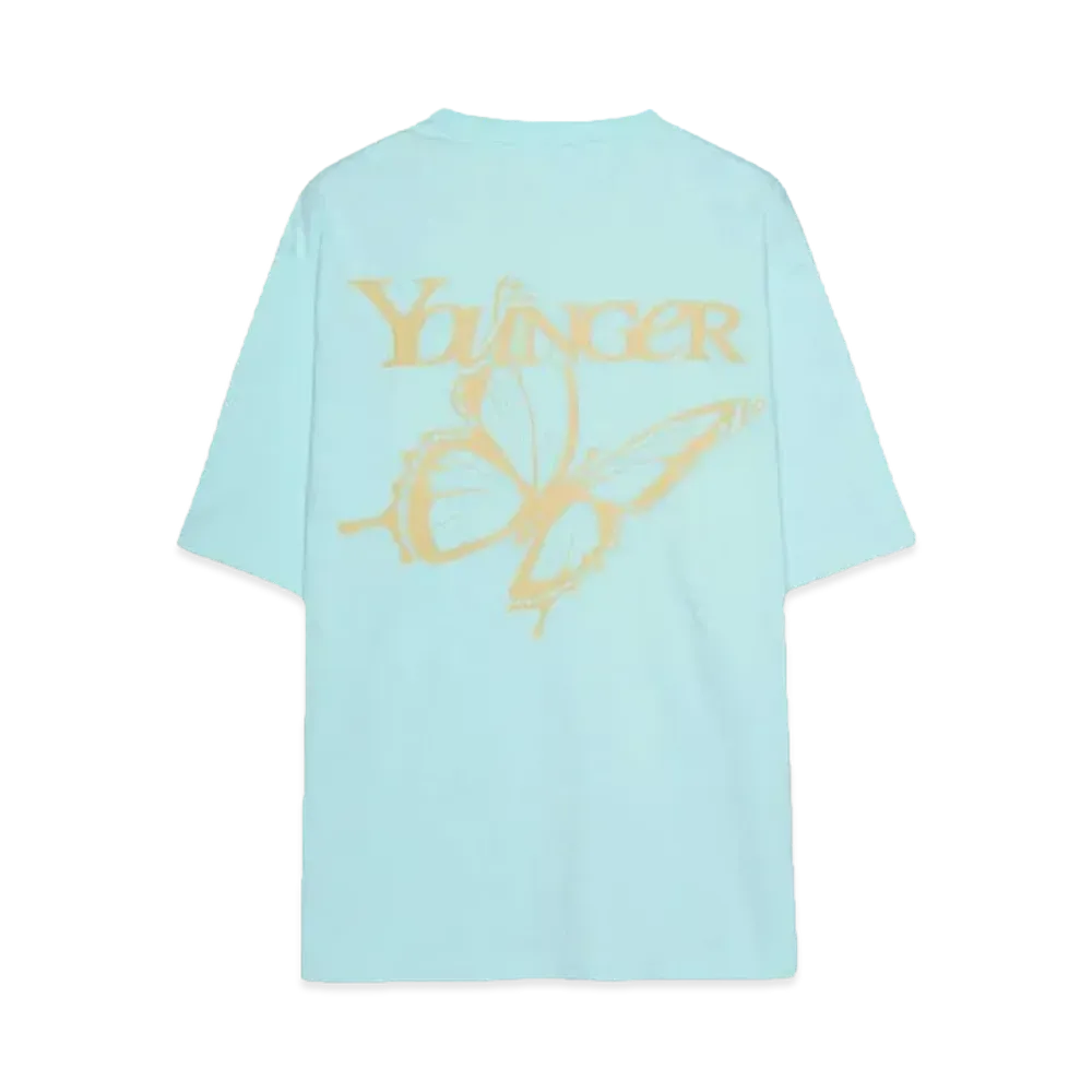 Younger Song YS butterfly logo tee "Light Blue"
