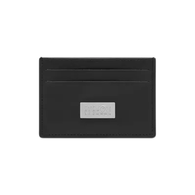MM6 Maison Margiela Leather Card Holder "Black"