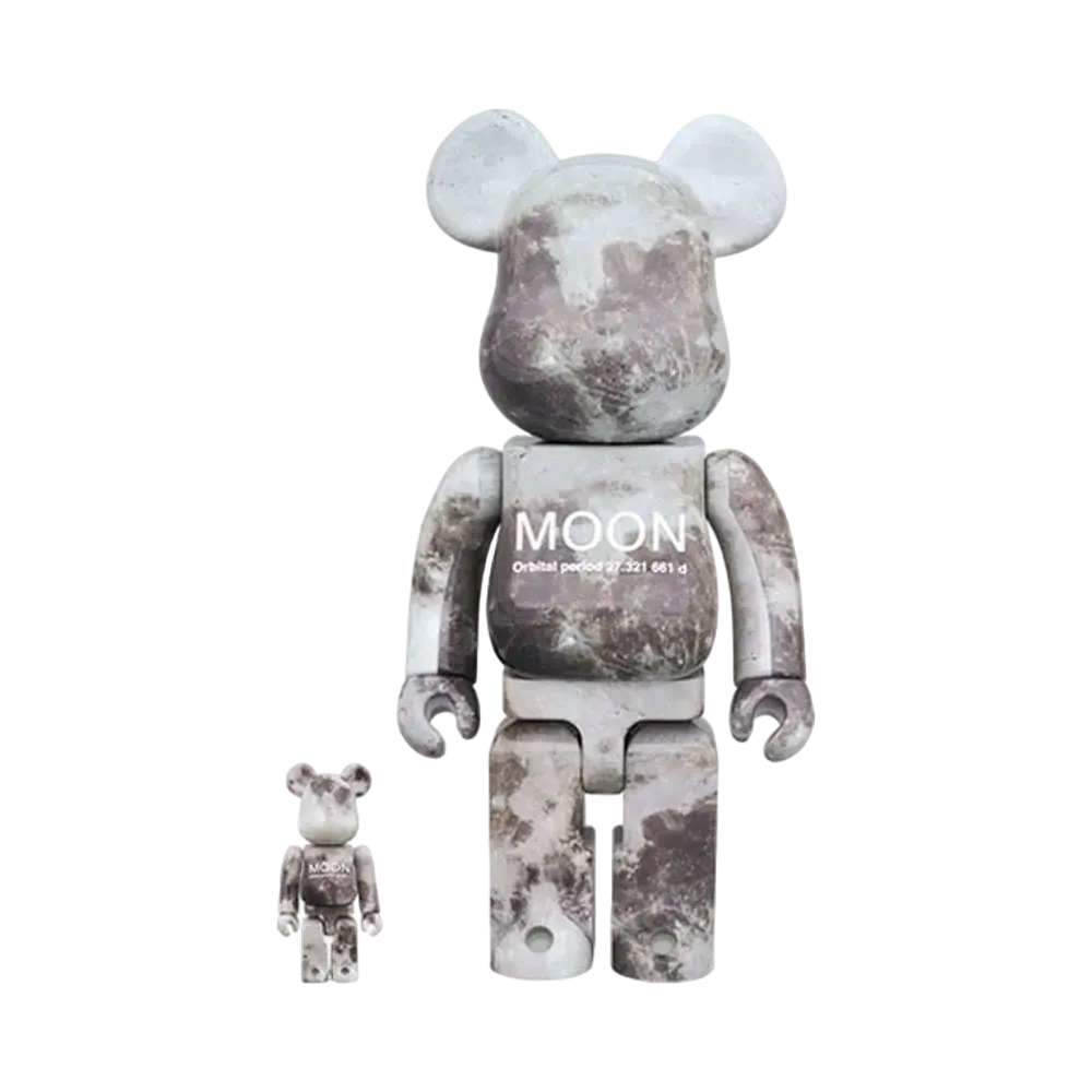 Bearbrick Moon 100% & 400%