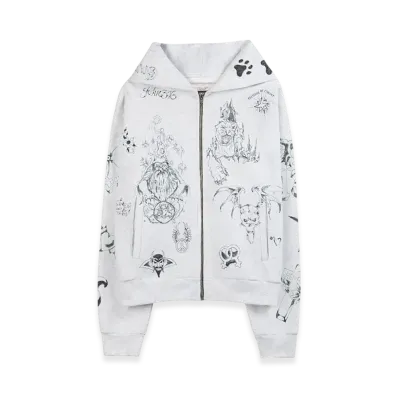 Basketcse Sailor Zip Hoodie "Heather Grey"