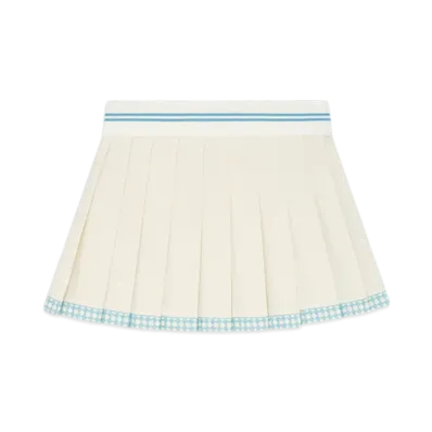 AMIRI Women's MA Quad Skirt "Ice Blue"