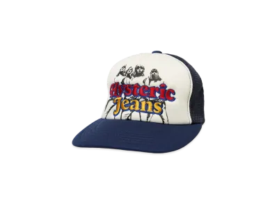 HYSTERIC GLAMOUR Hysteric Jeans Embroider Mesh Cap "Navy"