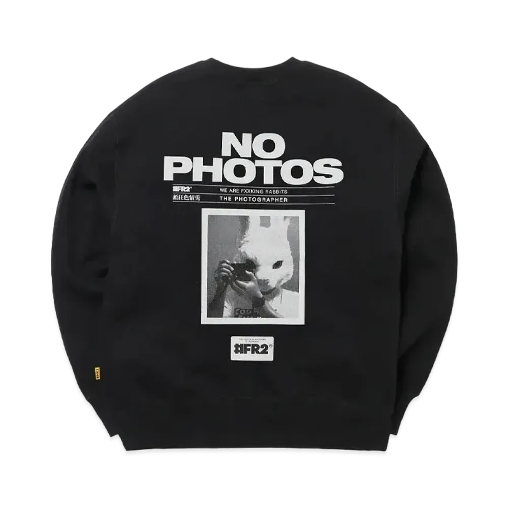 FR2 No Photos Sweatshirts "Black"