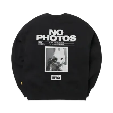 FR2 No Photos Sweatshirts "Black"