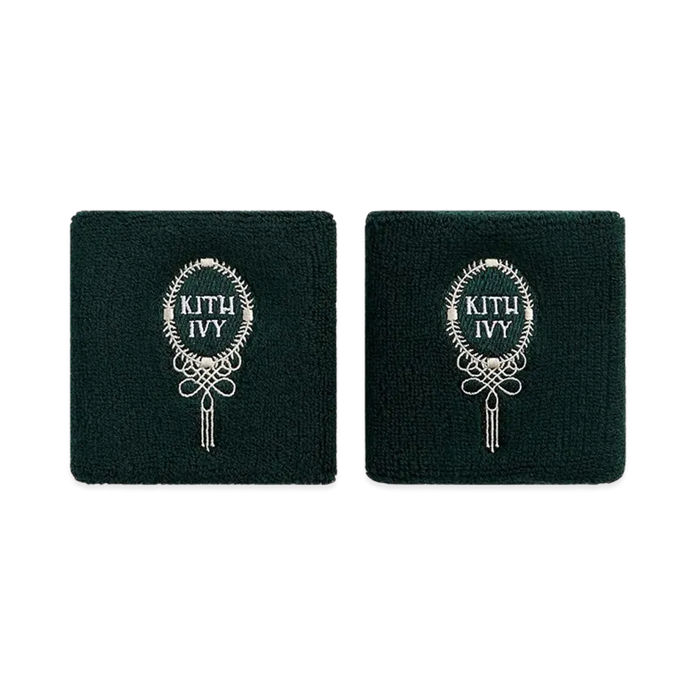 Kith Ivy For Wilson Classic Terry Wristbands "Ivy Green"