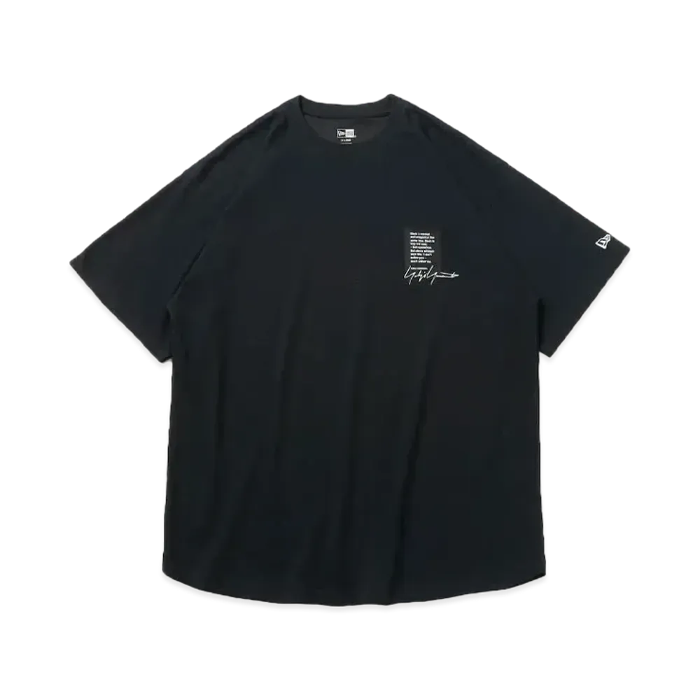 NEW ERA x Yohji Yamamoto SS23 S/S Oversized Performance Tee "Black"