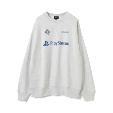 BEAMS x PlayStation (TM) Crewneck "Ash"