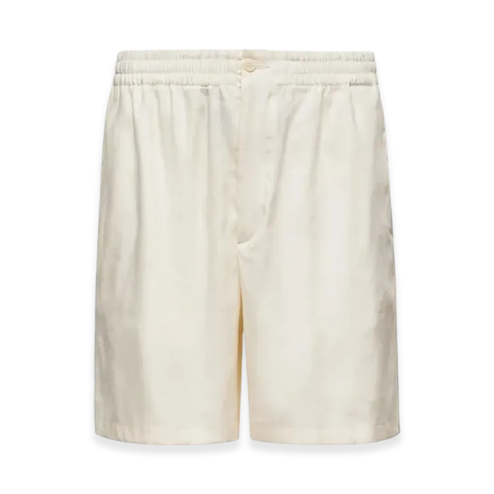 MONCLER x Gilga Farm by Donald Glover Linen Blend Shorts "White"
