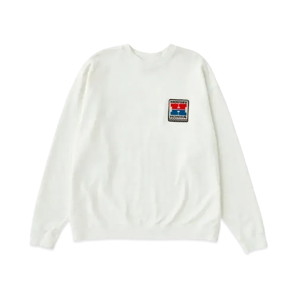 MOUSSY x HONDA HRC Collect Over Pull Over "White"