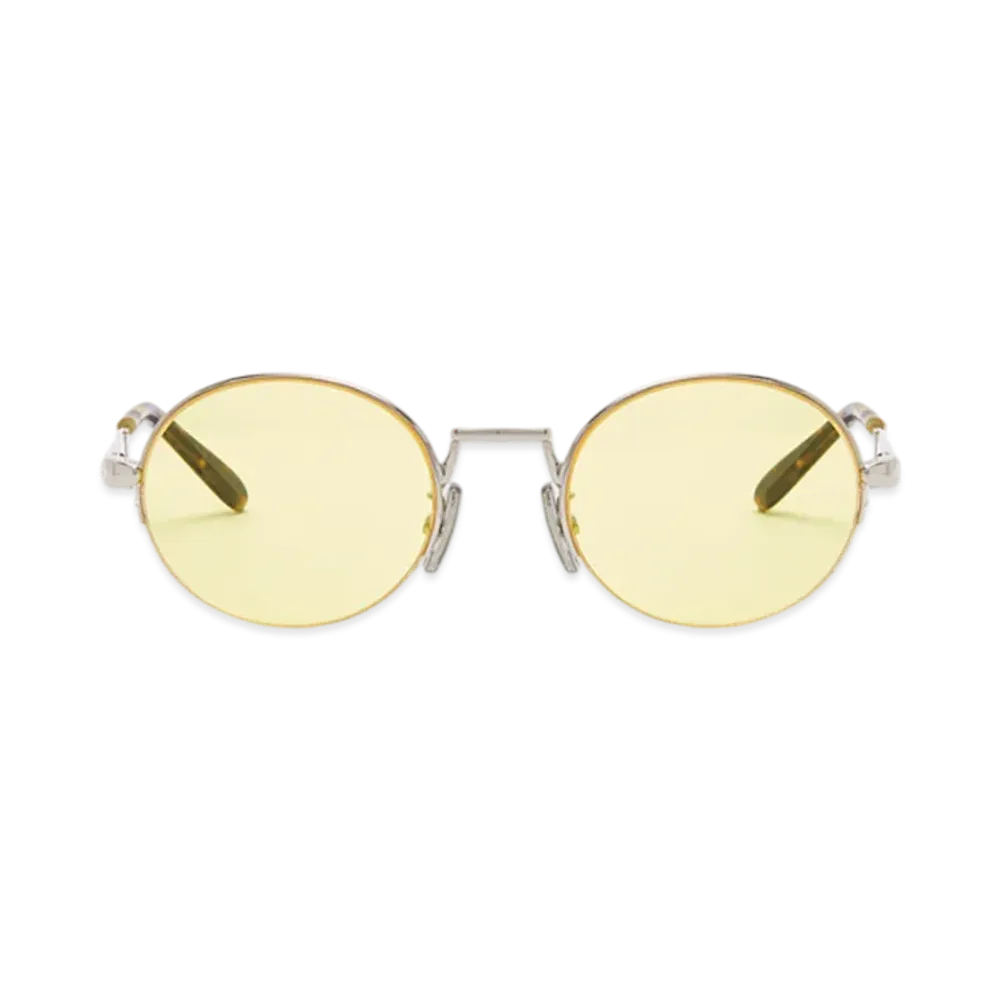 LOEWE Groove Oval Sunglasses "Yellow"
