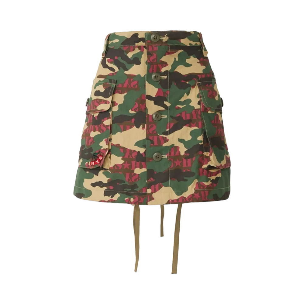 HYSTERIC GLAMOUR Military Skirt "Khaki System"