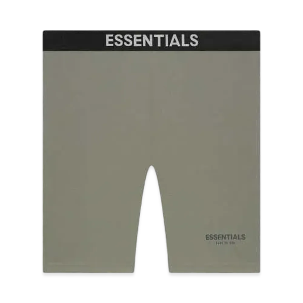 FEAR OF GOD ESSENTIALS Athletic Biker Short "Gray Flannel"