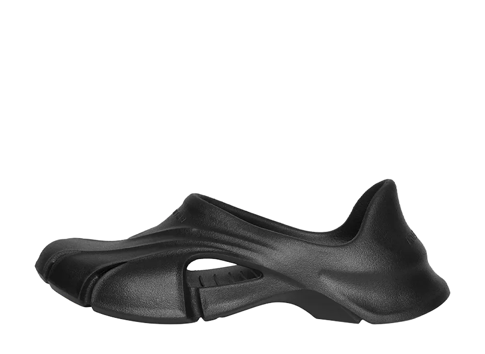 BALENCIAGA Mold Closed Rubber Sandals "Black"