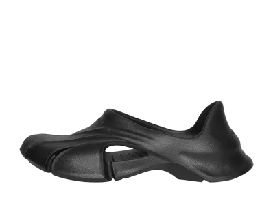 BALENCIAGA Mold Closed Rubber Sandals "Black"